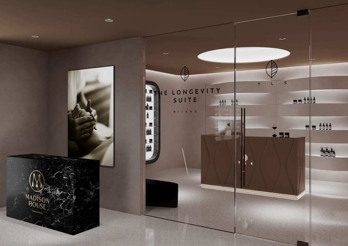 The Longevity Suite (Asia) Singapore Lounge Area